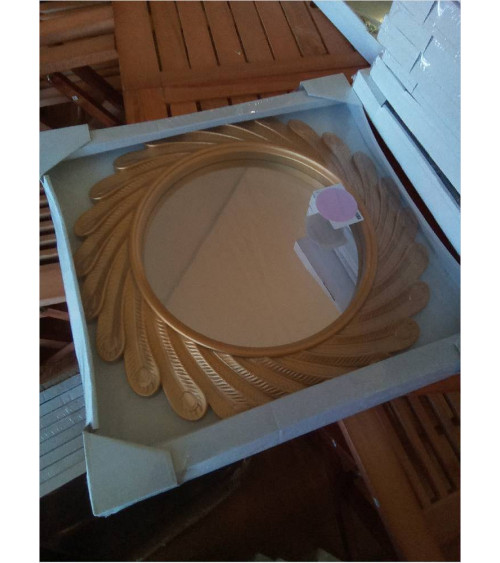 MIROIR ROND CADRE DECORE HB85