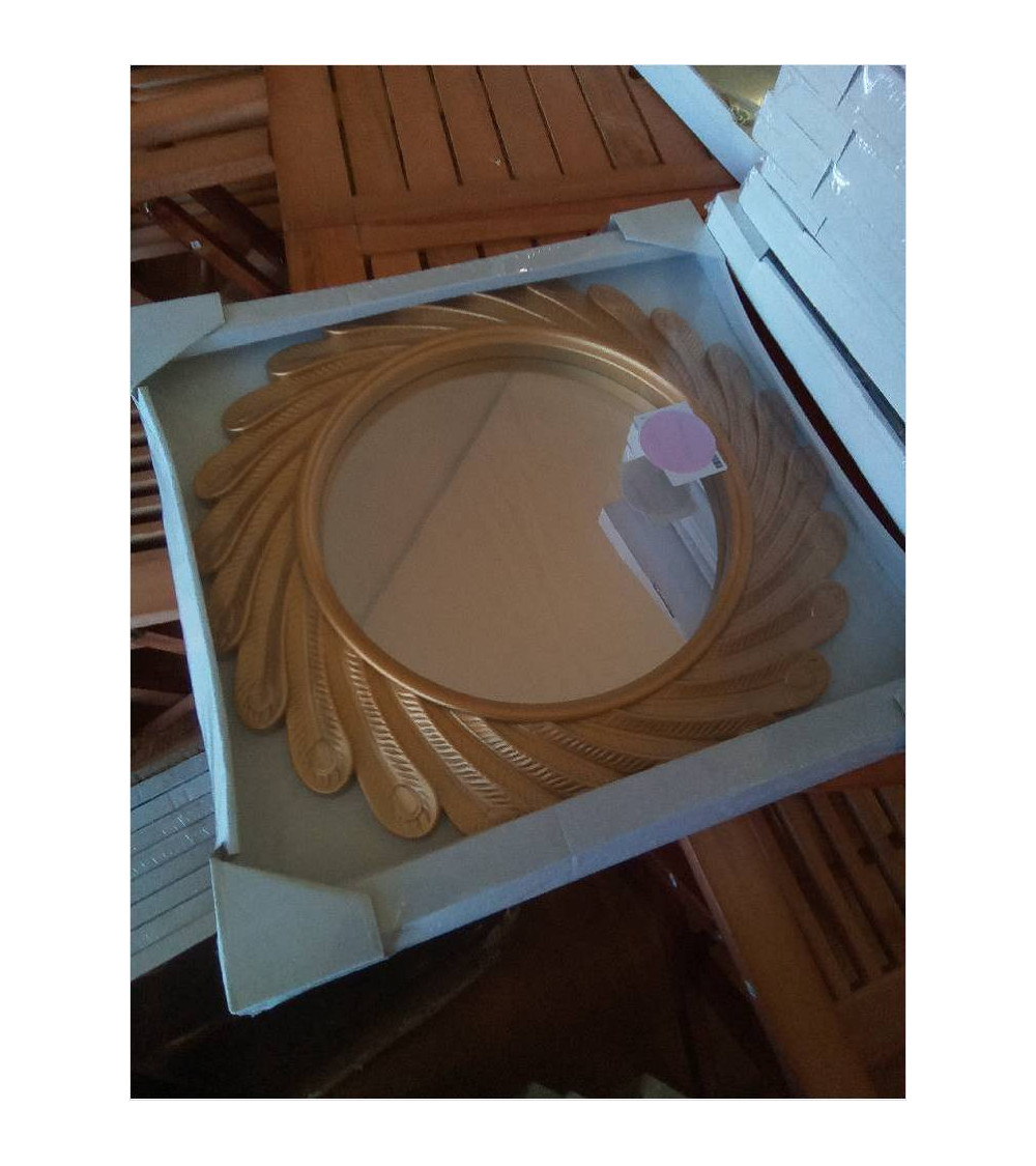 MIROIR ROND CADRE DECORE HB85