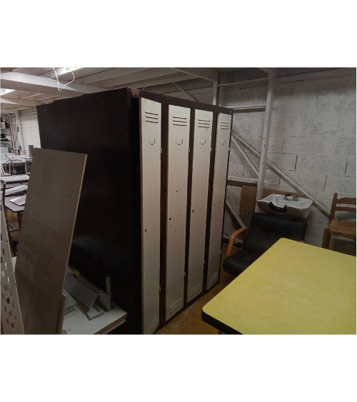 VESTIAIRE METAL 4 PORTES