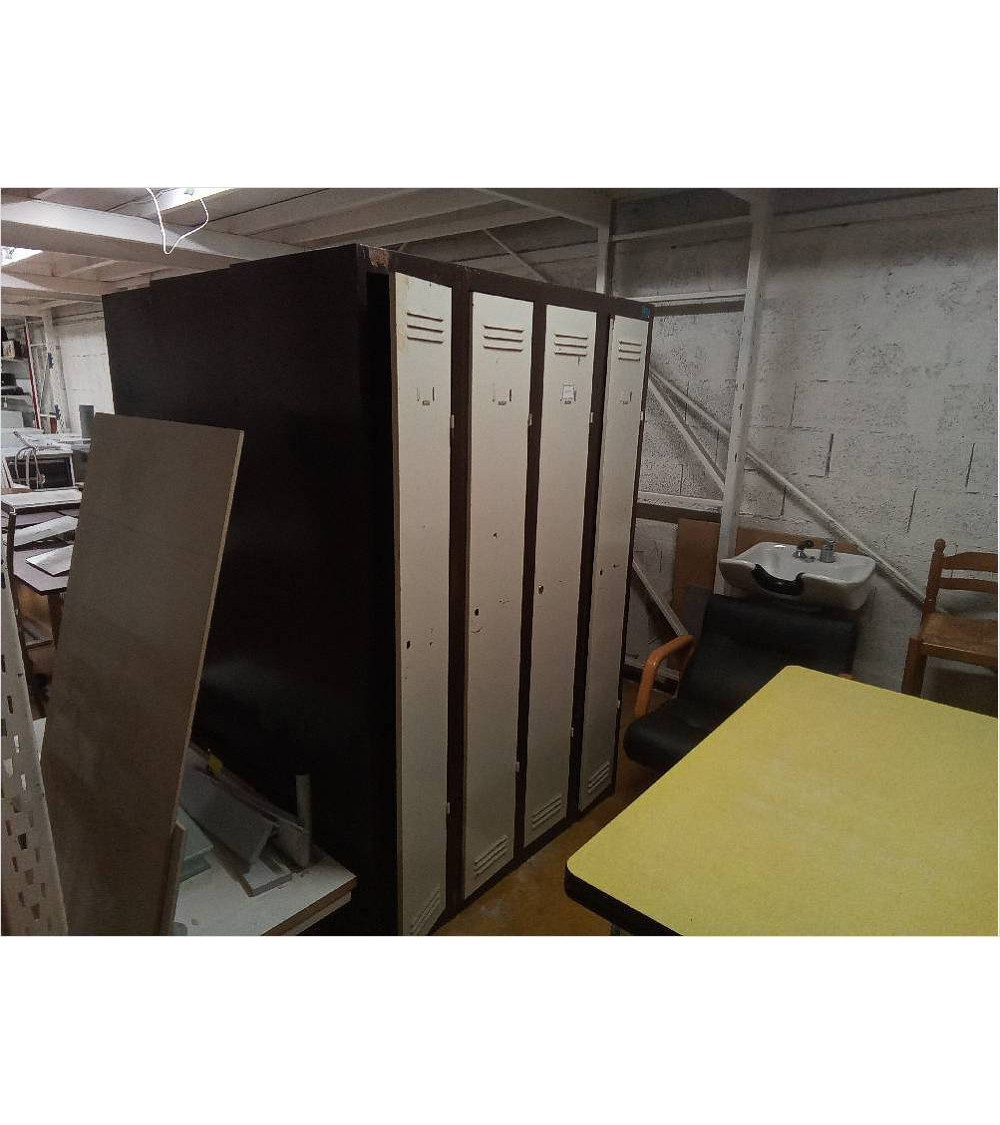 VESTIAIRE METAL 4 PORTES