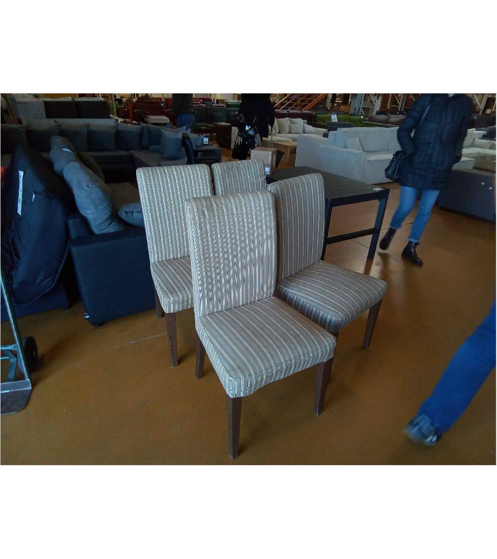 CHAISE LOT DE 4