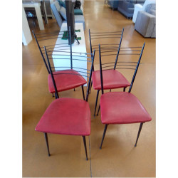 LOT DE 4 CHAISES