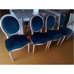 LOT DE 4 CHAISES 