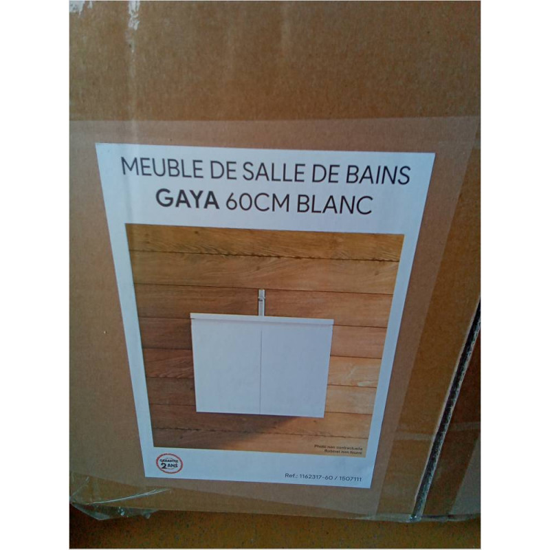MEUBLE SALLE DE BAIN 60 CM