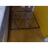 TABLE BASSE FER VERRE