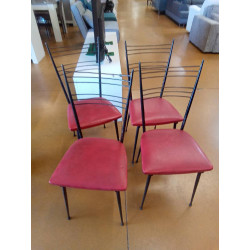LOT DE 4 CHAISES