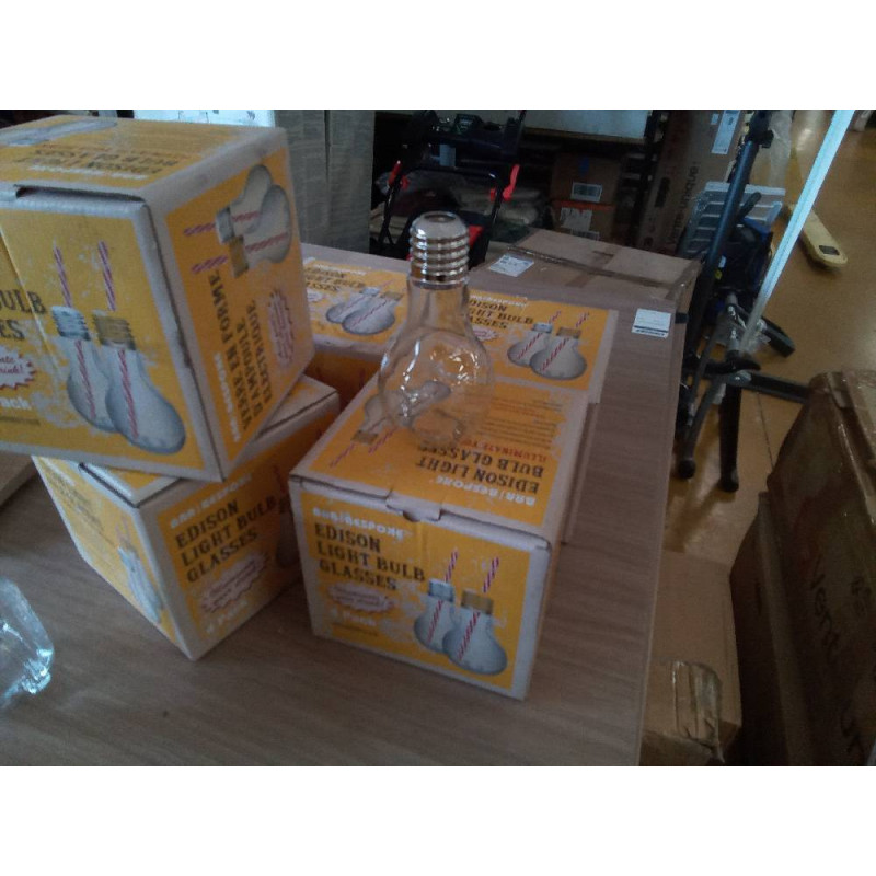 VERRE LE LOT PAILLE EN CAISSE