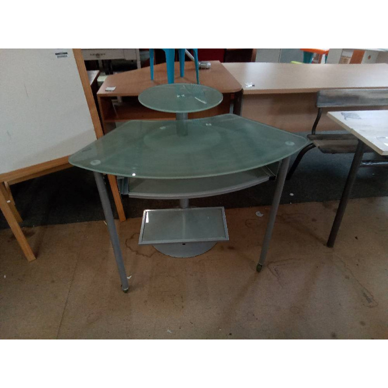 BUREAU VERRE