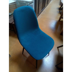 CHAISE TISSU BLEU