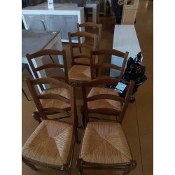 LOT DE 6 CHAISES