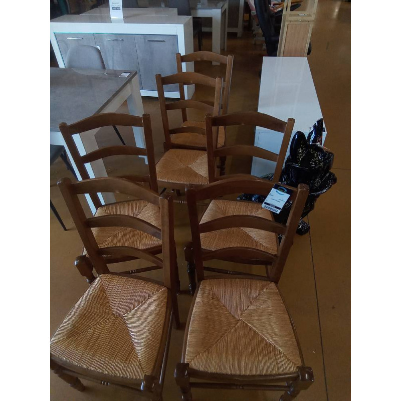 LOT DE 6 CHAISES