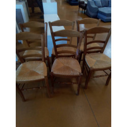 LOT DE 6 CHAISES