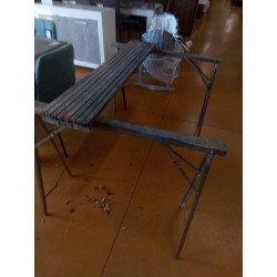 PAIRE TRÉTEAUX ET 2 BARRES