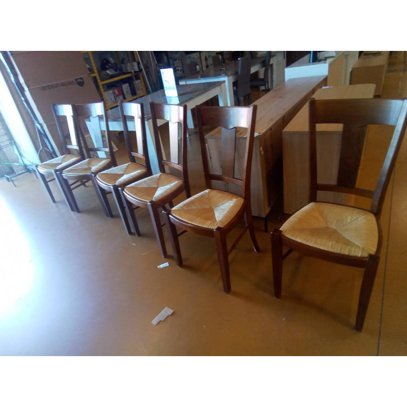 LOT DE 6 CHAISES