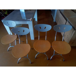 LOT DE 4 CHAISES