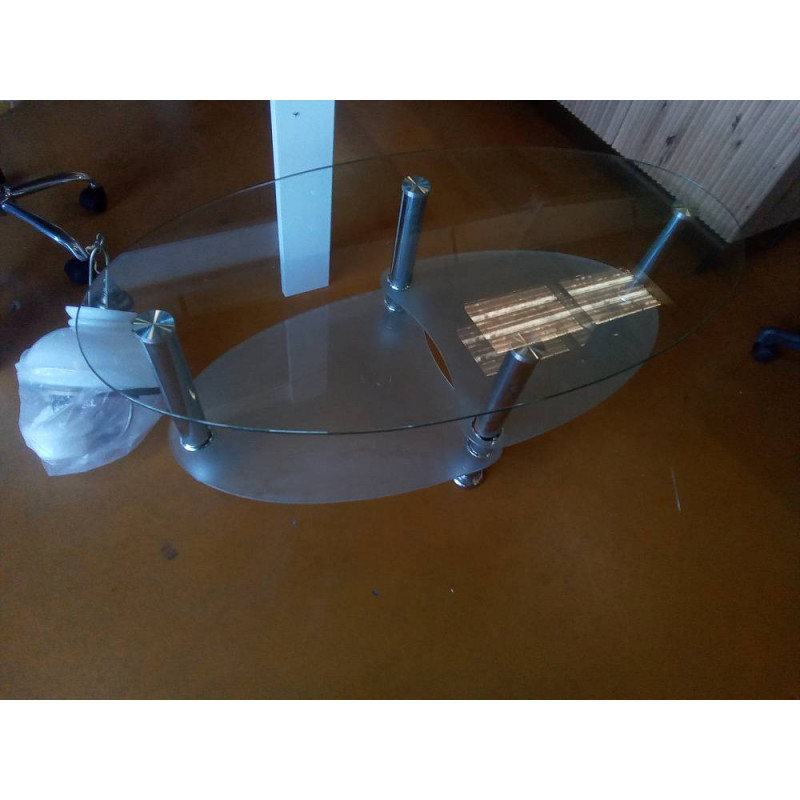 TABLE BASSE VERRE