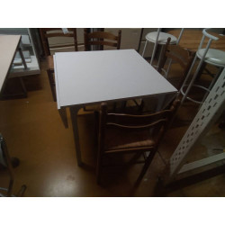 TABLE A VOLETS BLANCHE