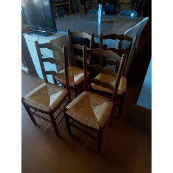 LOT DE 4 CHAISES