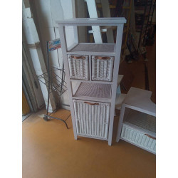 COLONNE CORBEILLE A LINGE