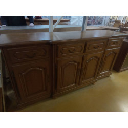 BAHUT BAS 4 PORTES 4 TIROIRS