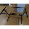 BUREAU PLATEAU VERRE