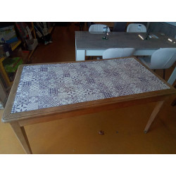 TABLE MOTIF MOSAÏQUE 