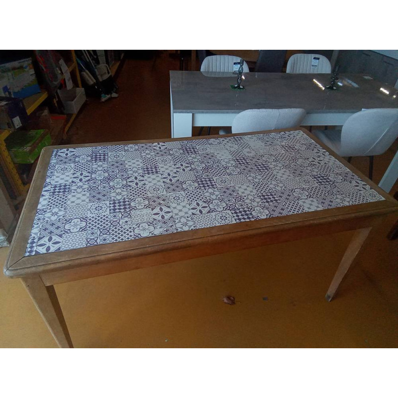 TABLE MOTIF MOSAÏQUE 