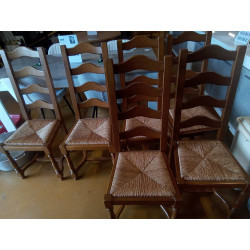 LOT DE 6 CHAISES