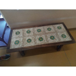 TABLE BASSE CARRELÉE 