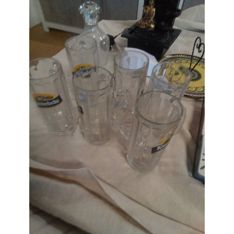 LOT DE VERRES A BIERE KANTERBRAU