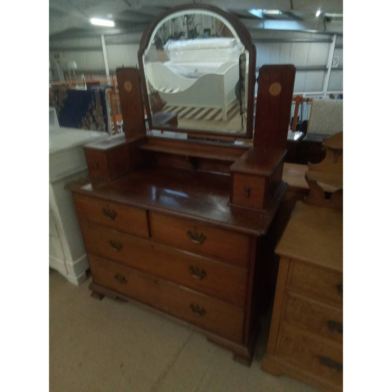 COMMODE COIFFEUSE 6 TIROIRS