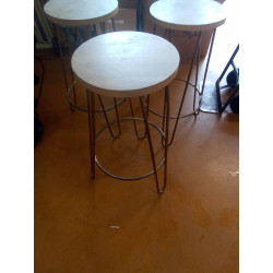 TABOURET DE BAR MASSIF FER...