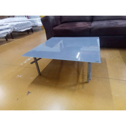 TABLE BASSE PLATEAU VERRE