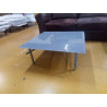TABLE BASSE PLATEAU VERRE