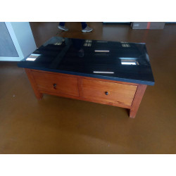 TABLE BASSE DESSUS VERRE 2...