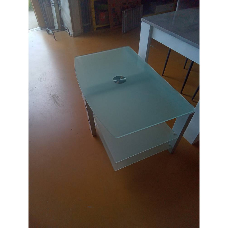 MEUBLE TELE EN VERRE