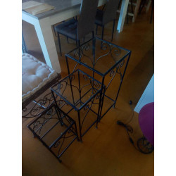 TABLE GIGOGNE VERRE 