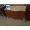 COMMODE ST L XV DESSUS MARBRE CLES
