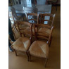 LOT DE 4 CHAISES