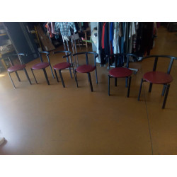 LOT DE 6 CHAISES