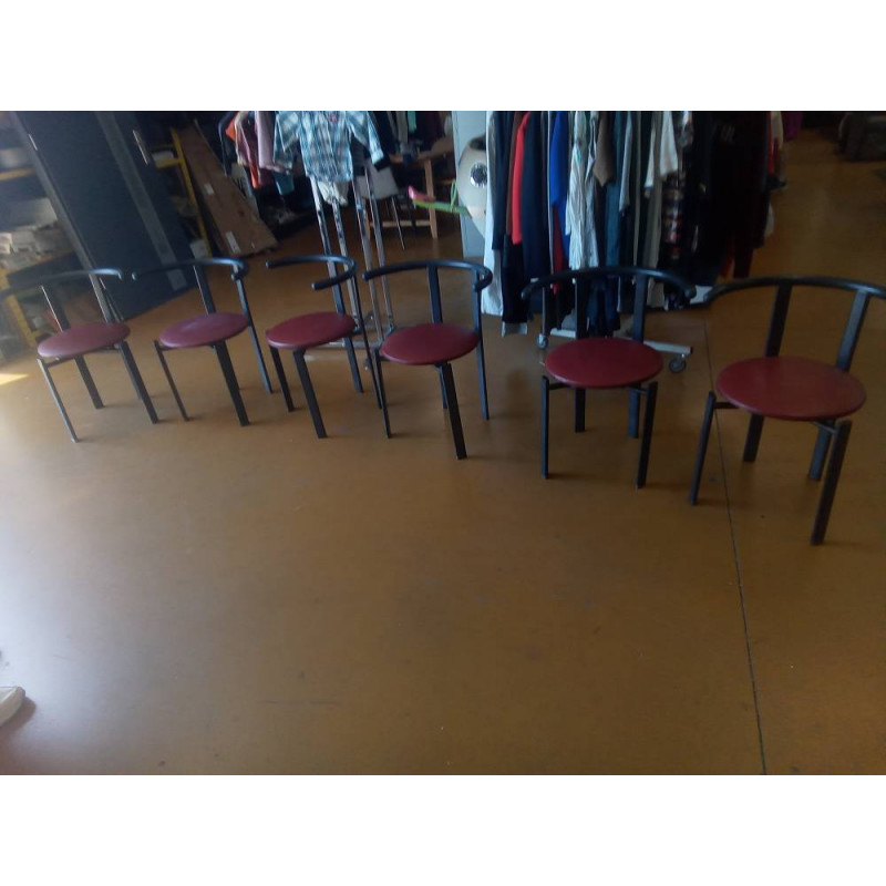 LOT DE 6 CHAISES