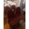 CHAISE TISSU CORAIL