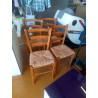 LOT DE 4 CHAISES