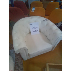 FAUTEUIL CHESTERFIELD CUIR