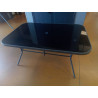 TABLE FER VERRE