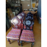LOT DE 6 CHAISES ST ASIATIQUE