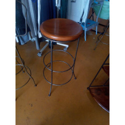 TABOURET FER PLEIN 
