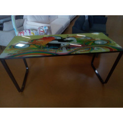 BUREAU FER VERRE