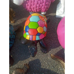 TORTUE MULTICOLORES 60CM