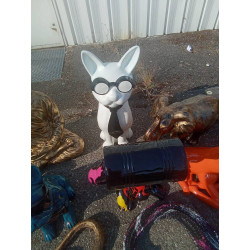 CHAT LUNETTES 80 CM